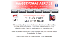 Desktop Screenshot of kingsthorpeaerials.co.uk